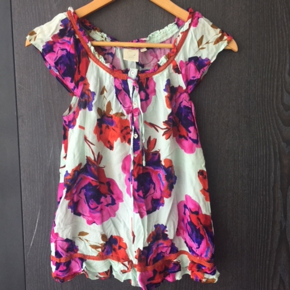 Anthropologie / Eloise PJ Top XS